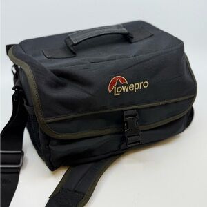 Lowepro Black Camera Bag with Olive Trim
